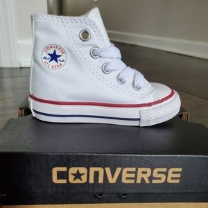 Converse All Star White High Top Shoes